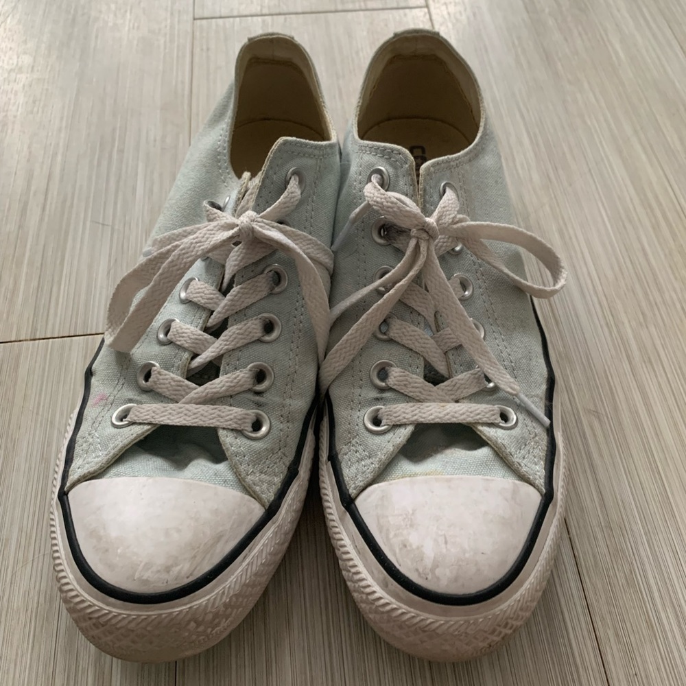 Light blue converse